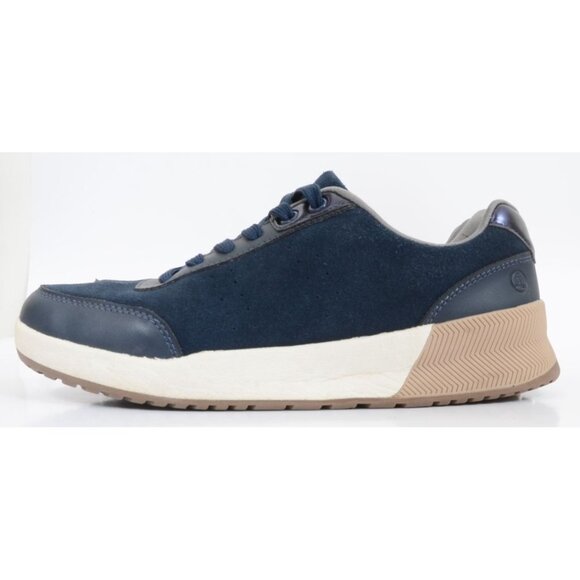 Lands' End Errand Runner Trainers Blue Suede Leather Sneakers Women's 8B Comfy - Picture 7 of 12
